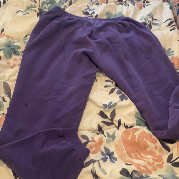Xl Hanes purple sweat pants - Picture 4 of 6